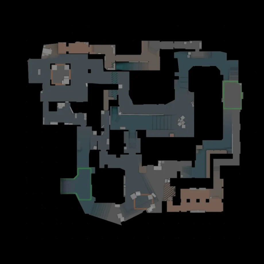 Mirage map callouts in CS2